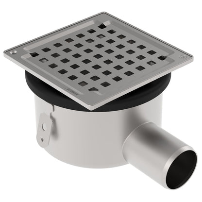 BODENABLAUF SET - Waagerecht Ø50mm - V2A
