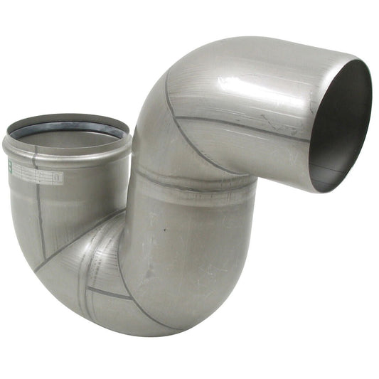 P-Siphon 87,5° - Ø160 mm - V4A