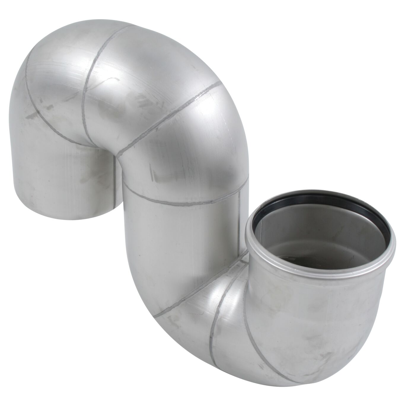 S-Siphon 180° - Ø160 mm - V4A
