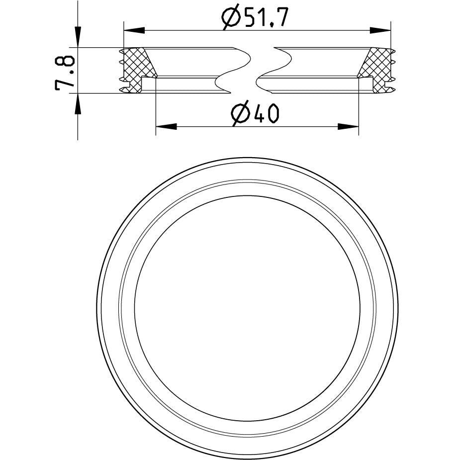 FPM DICHTUNGSRING grün - Ø 40-315mm