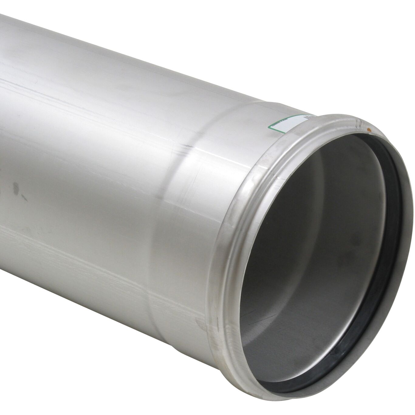 GERADES ROHR mit Muffe - L=500mm - Ø250mm - V2A