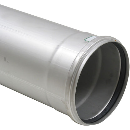 GERADES ROHR mit Muffe - L=500mm - Ø250mm - V2A