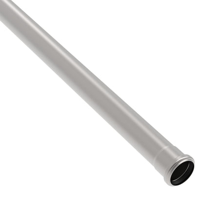 GERADES ROHR mit Muffe - L=750mm - Ø50mm - V2A