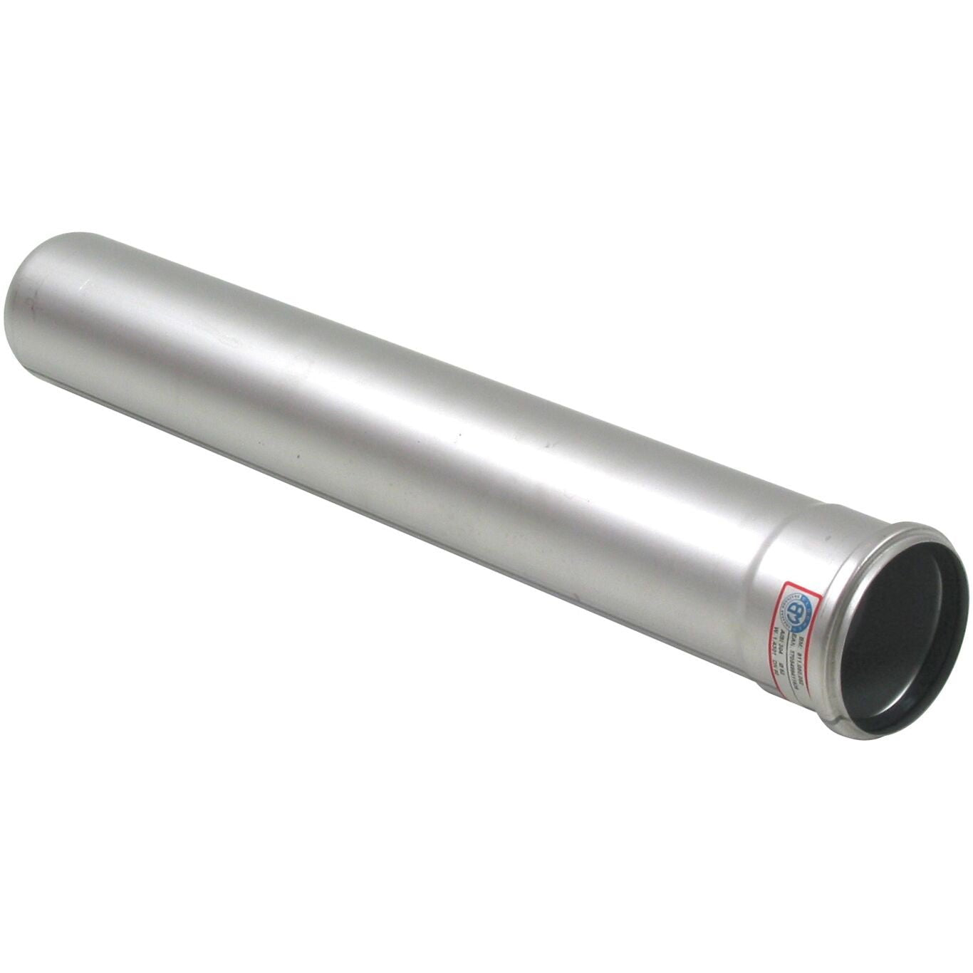 GERADES ROHR mit Muffe - L=1500mm - Ø82mm - V2A