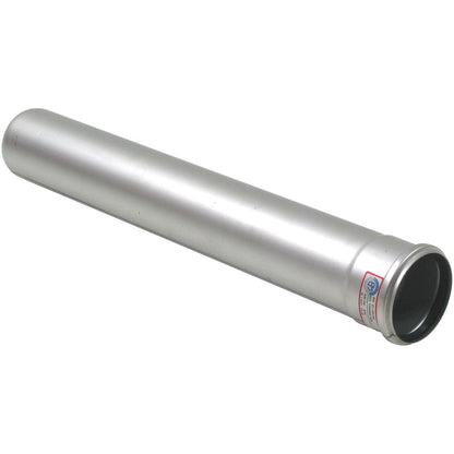 GERADES ROHR mit Muffe - L=1500mm - Ø82mm - V2A
