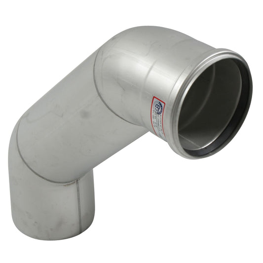 BOGEN LANG 87,5° - Ø125mm, 250mm - V2A