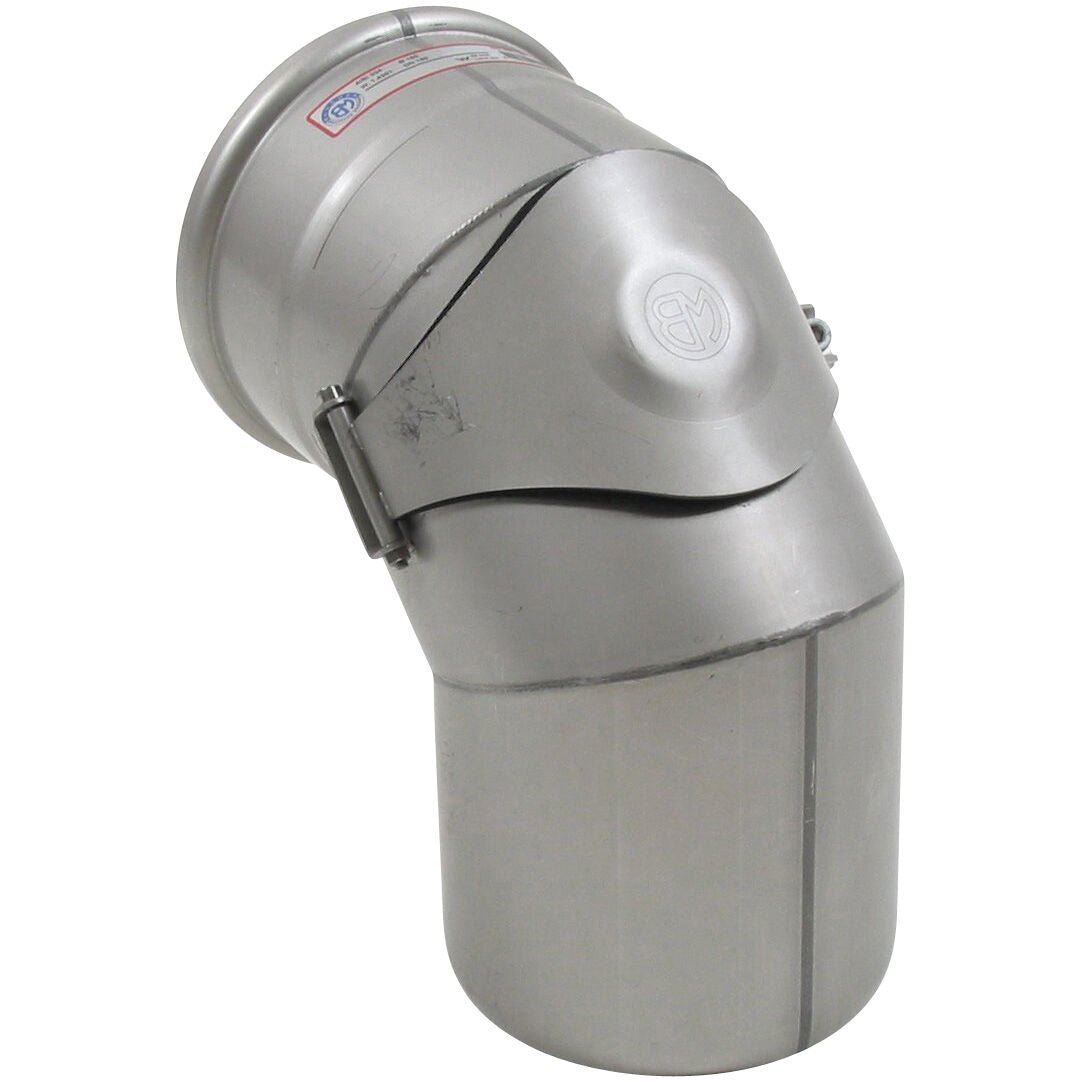 BOGEN MIT ZUGANG 87,5° - Ø160mm - V4A