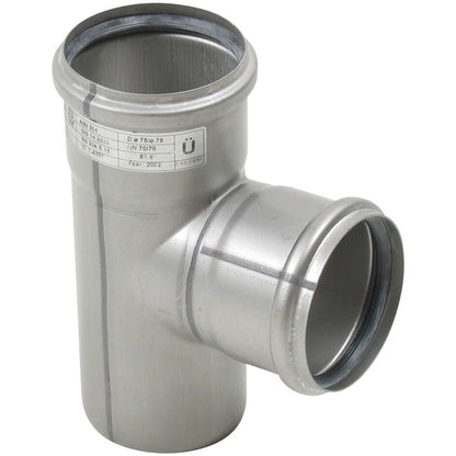 ABZWEIG 87,5° - Ø75mm - V2A