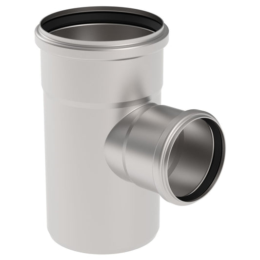 ABZWEIG 87,5° - Ø110mm - Ø75mm - V2A