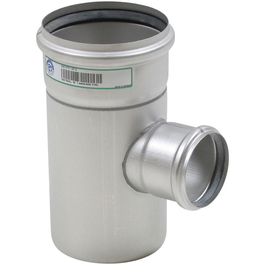 ABZWEIG 87,5° - Ø125mm - Ø75mm - V2A