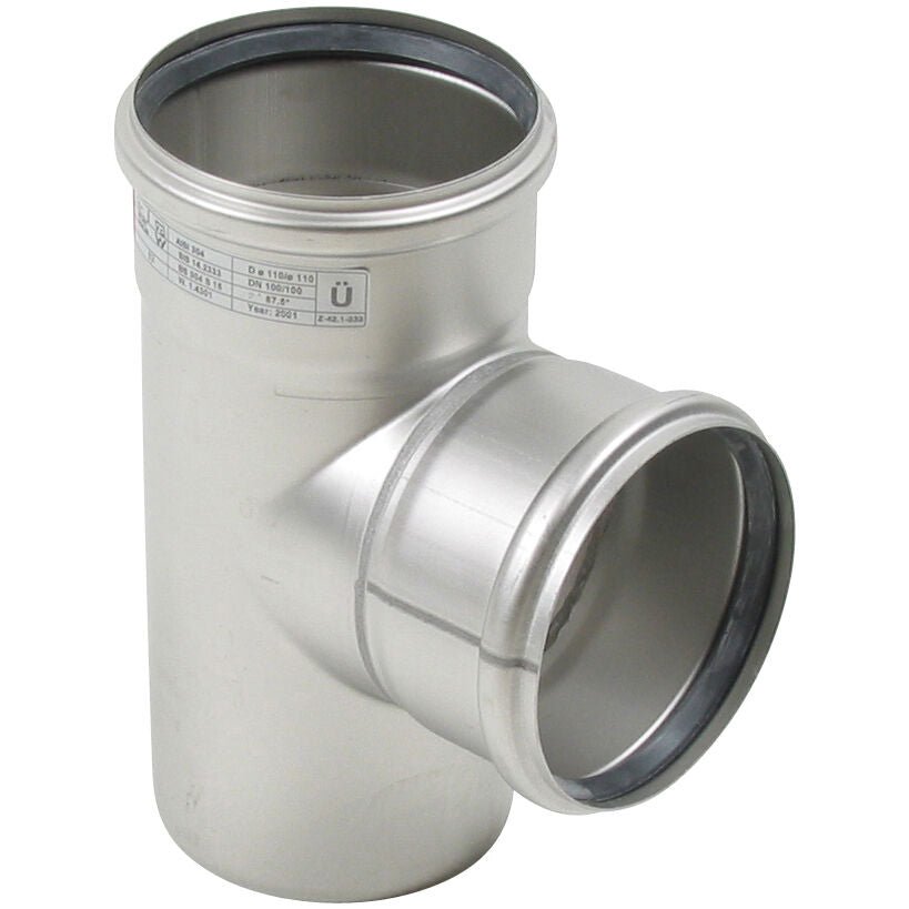 ABZWEIG 87,5° - Ø110mm - V2A