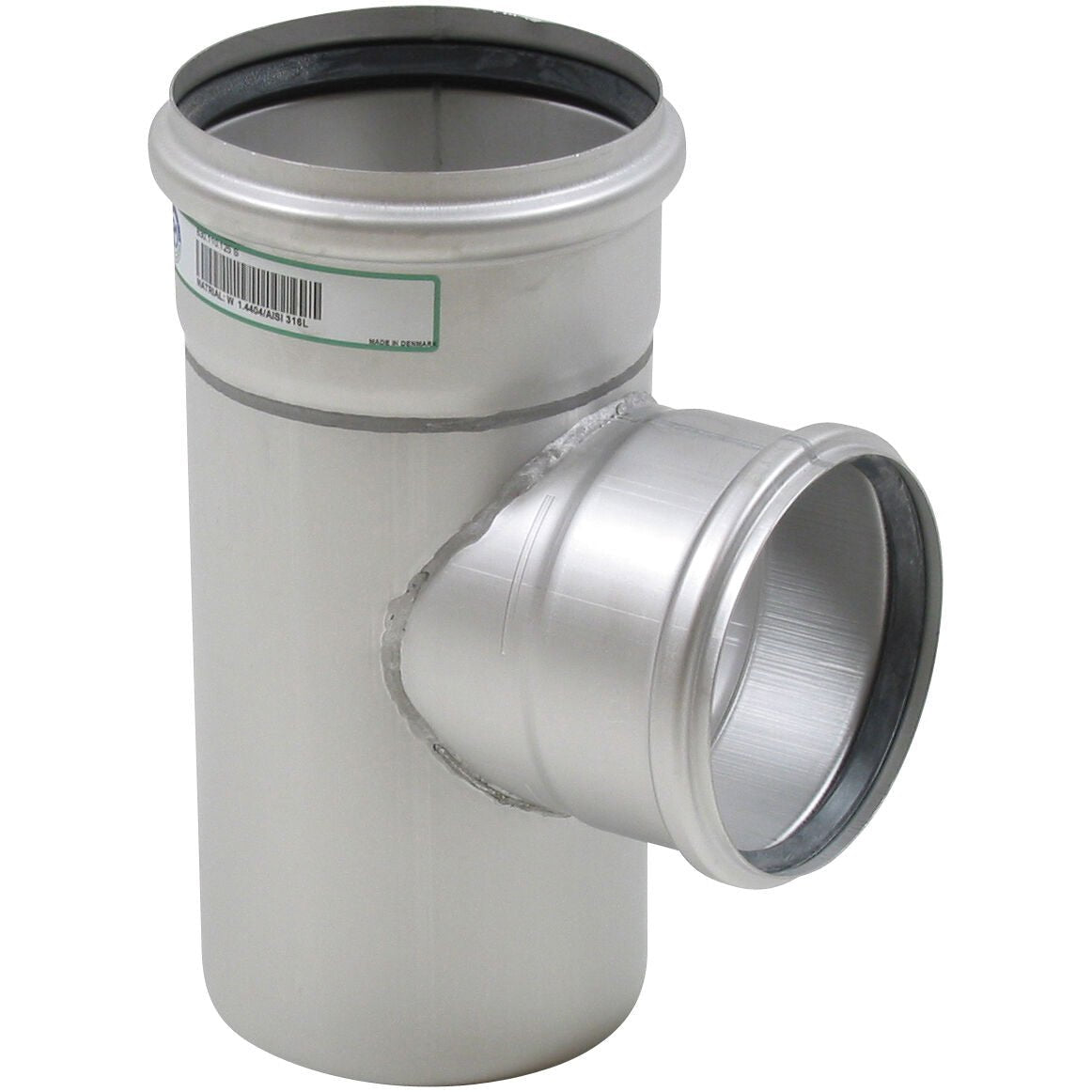 ABZWEIG 87,5° - Ø125mm - Ø110mm - V4A