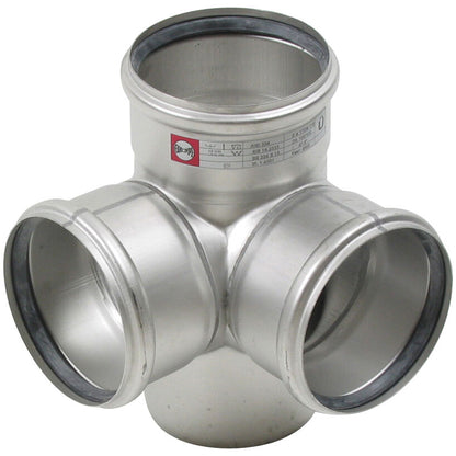 DOPPELABZWEIG 87,5° - Ø110mm - V4A