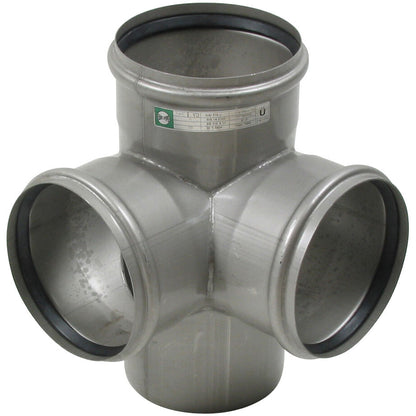 DOPPELABZWEIG 87,5° - Ø160mm - V4A