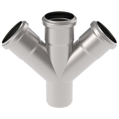 DOPPELABZWEIG 45° - Ø50mm - V4A