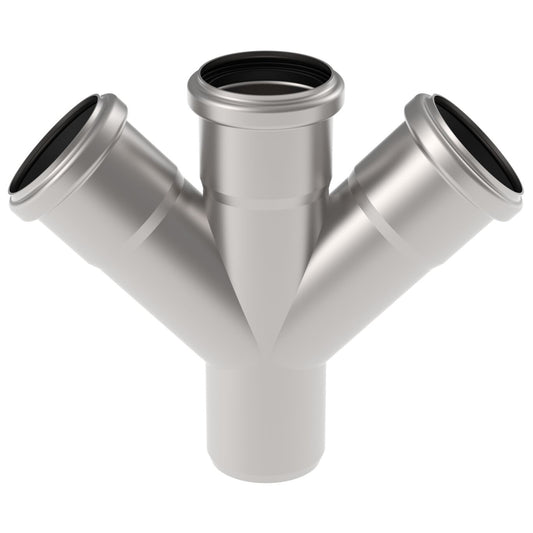 DOPPELABZWEIG 45° - Ø50mm - V4A