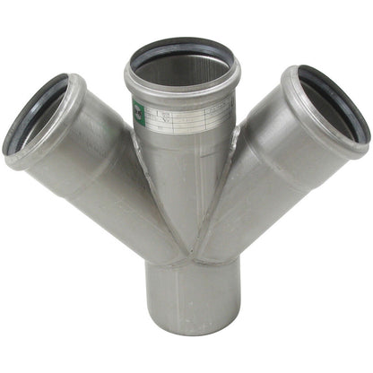 DOPPELABZWEIG 45° - Ø75mm - V4A