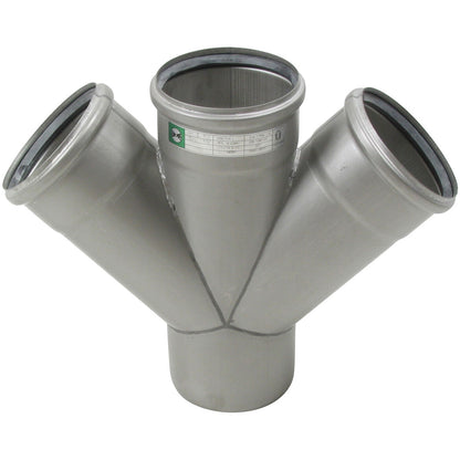 DOPPELABZWEIG 45° - Ø110mm - V4A