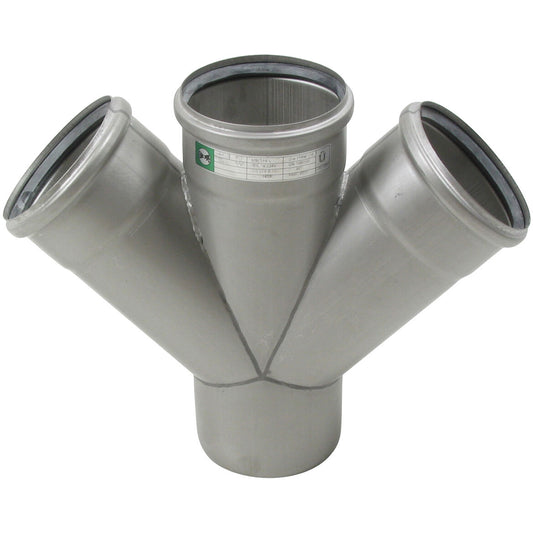 DOPPELABZWEIG 45° - Ø110mm - V4A
