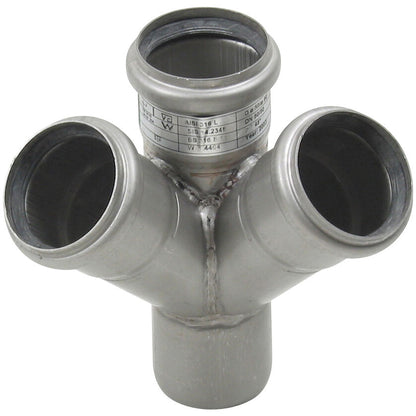 DOPPELABZWEIG 45° - Ø50mm - V4A