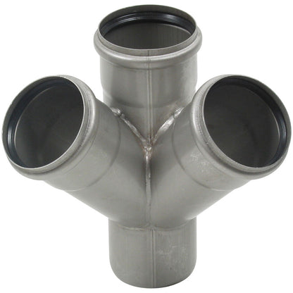 DOPPELABZWEIG 45° - Ø75mm - V4A