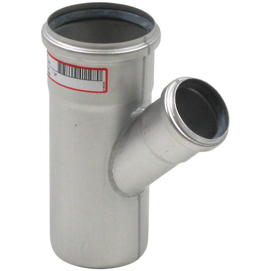 ABZWEIG SCHRÄG 45° - Ø82mm - Ø50mm - V2A