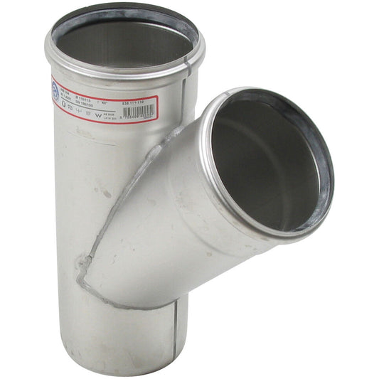 ABZWEIG SCHRÄG 45° - Ø110mm - V4A
