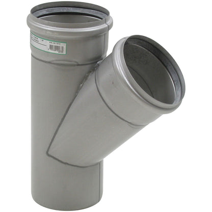 ABZWEIG SCHRÄG 45° - Ø125mm - V2A