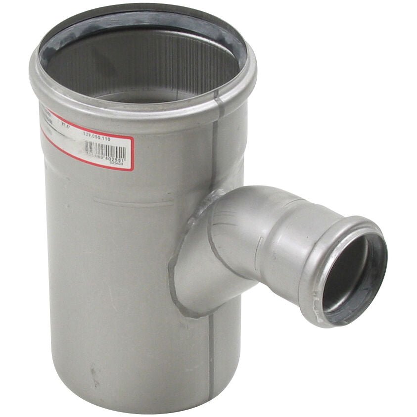 ABZWEIG GEBOGEN 87,5° - Ø110mm - Ø50mm - V4A