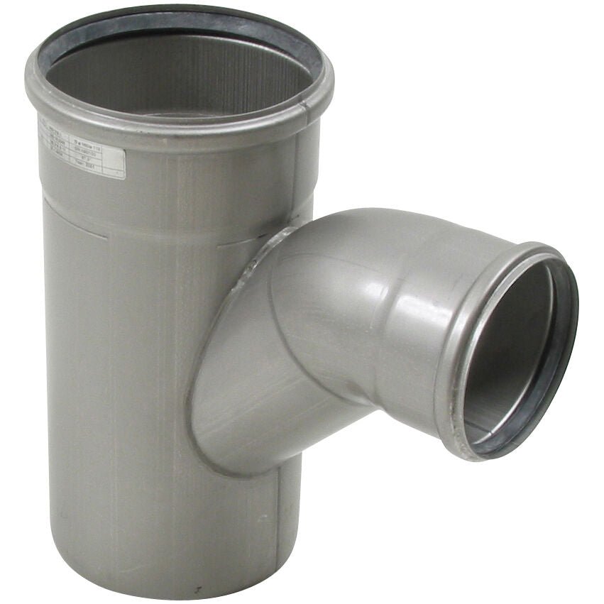 ABZWEIG GEBOGEN 87,5° - Ø160mm - Ø110mm - V2A