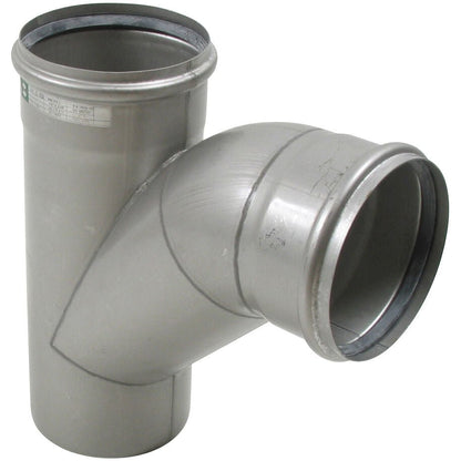 ABZWEIG GEBOGEN 87,5° - Ø160mm - V2A