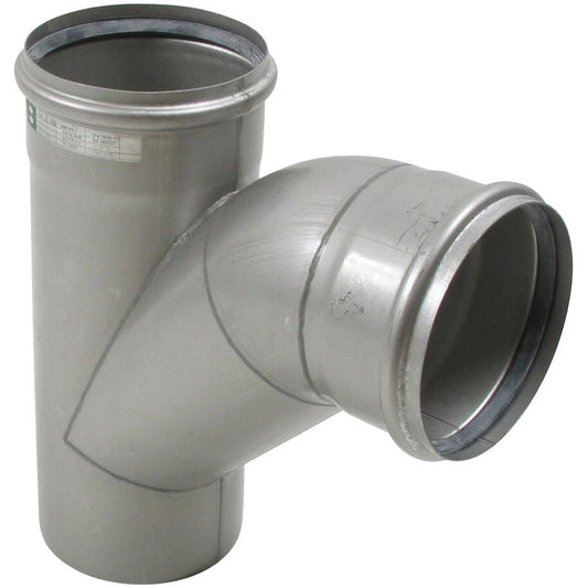 ABZWEIG GEBOGEN 87,5° - Ø160mm - V2A