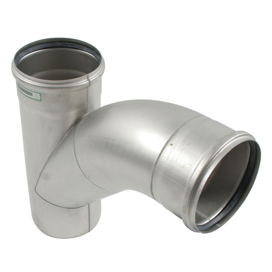 ABZWEIG GEBOGEN 87,5° - Ø200mm - V4A