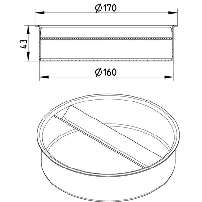 VERSCHLUSSSTOPFEN - Ø160mm - V4A