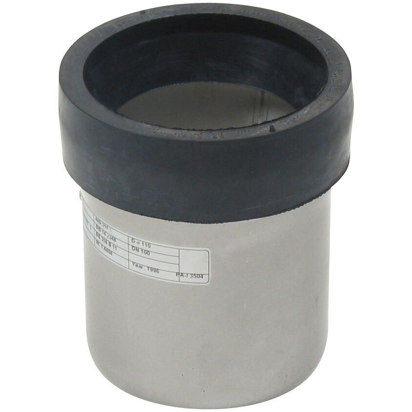 TOILETTENANSCHLUSS GERADE - Ø110mm - V4A