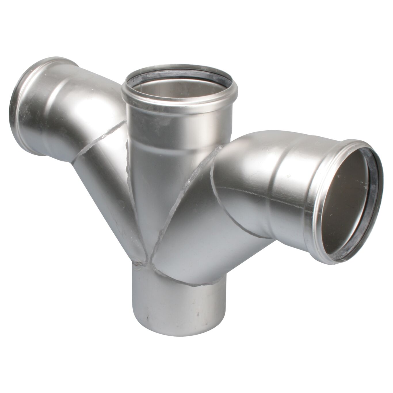 DOPPELABZWEIG GEBOGEN 87,5° - Ø110mm - V4A
